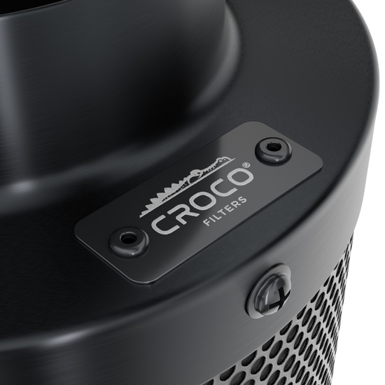Croco Filters Black 360-480 m³/h fi 125mm - filtr węglowy do neutralizacji zapachów