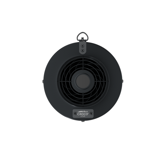 Croco Combo Carbon Filter with Controllable Built-In Fan 160–240 m³/h Ø100mm + 2m of duct